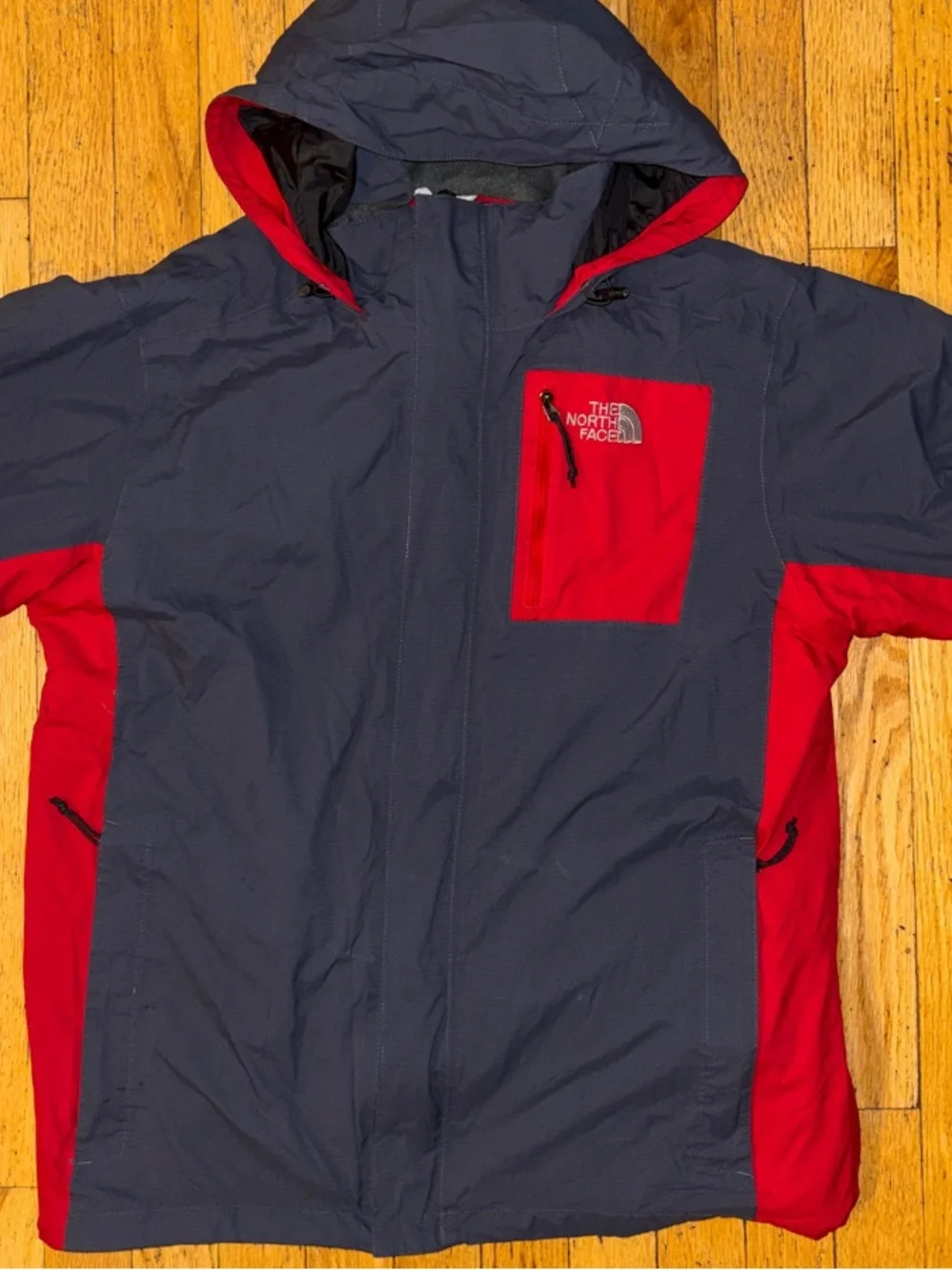 The North Face Triclimate 3-in-1 Jacket - Grey & Red - Medium